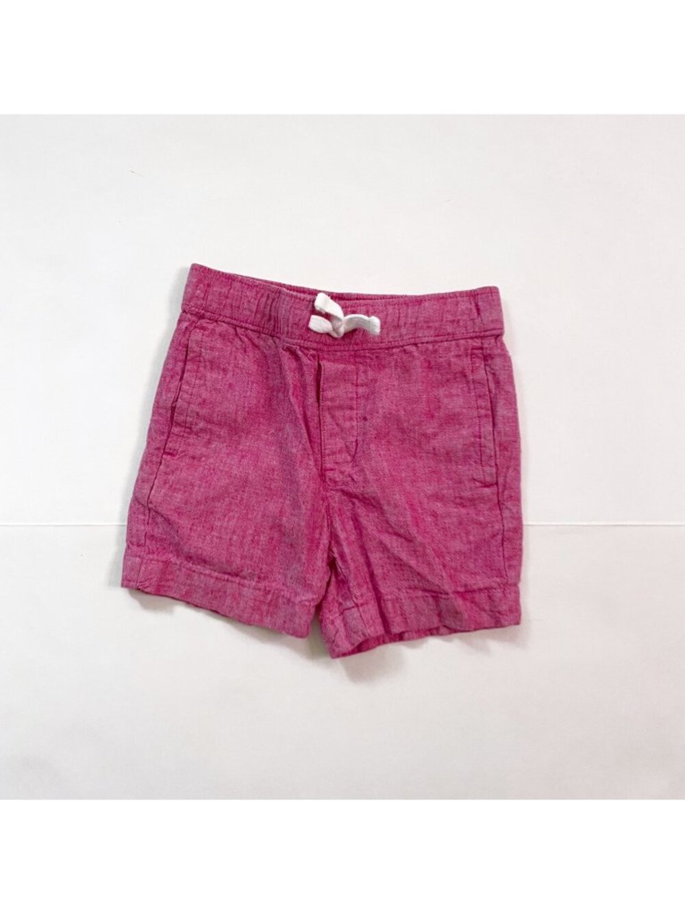 Janie and Jack Boys Red Linen Shorts, Size 2T